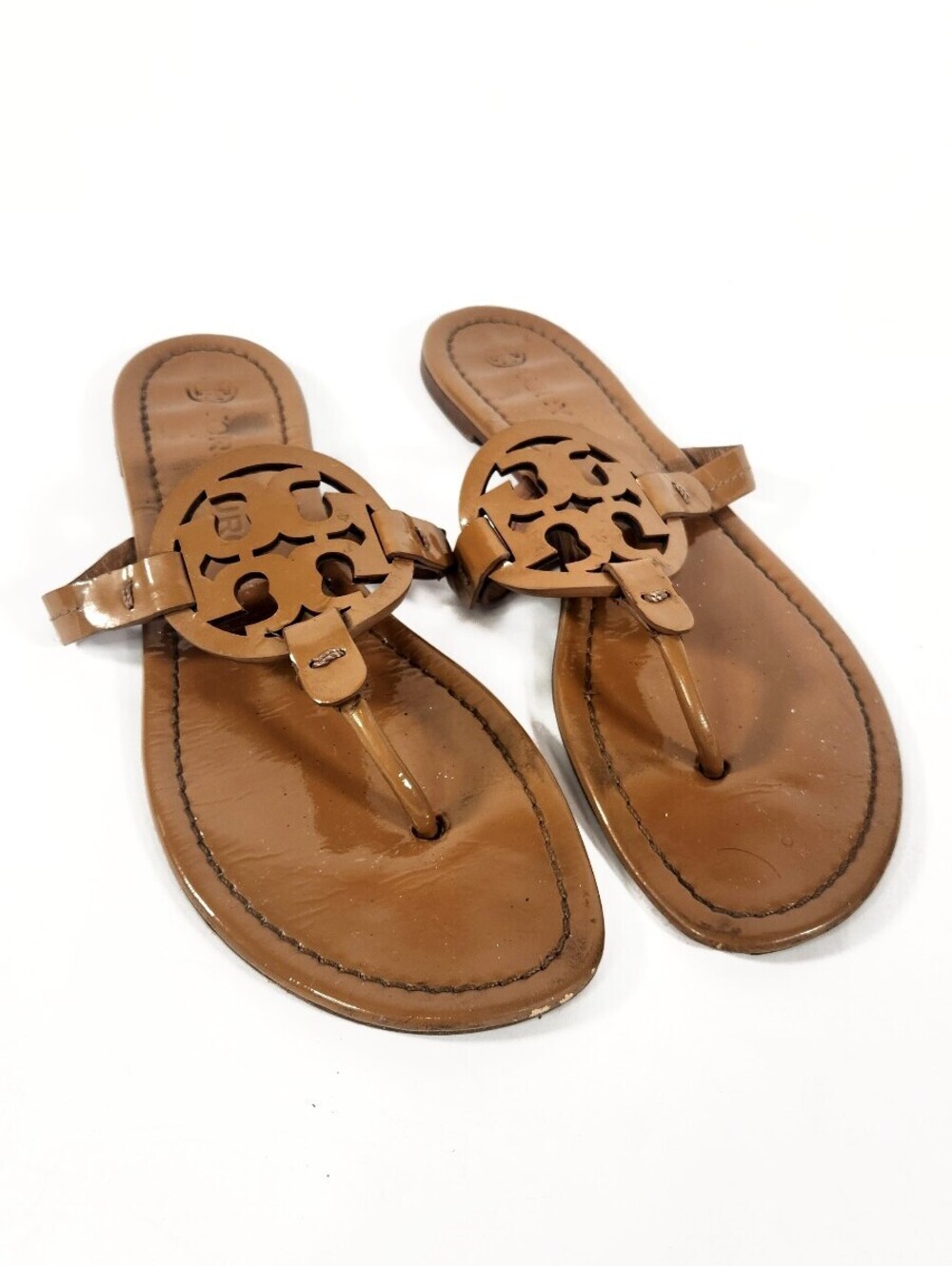 Tory Burch Brown Miller Sandals Size 8.5